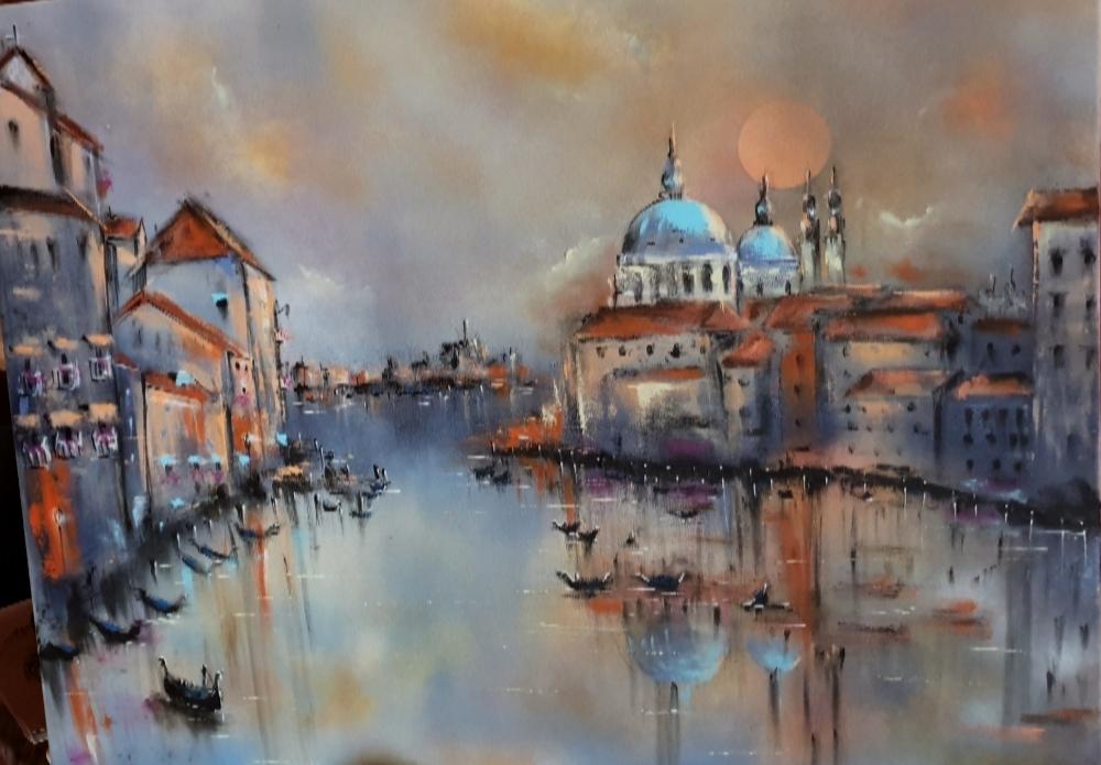 ArteDiAlina.com painting: Blue Dome